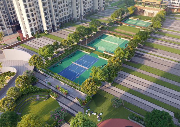 The house of Abhinandan Lodha in Naigaon